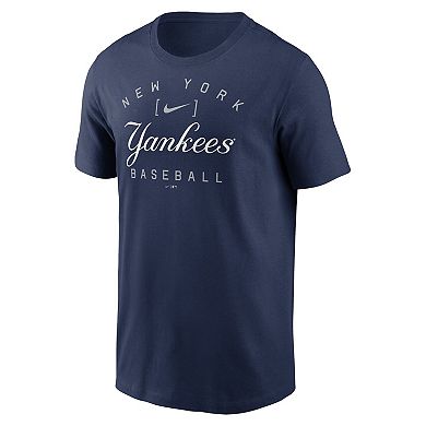 Men's Nike Navy New York Yankees Home Team Athletic Arch T-Shirt