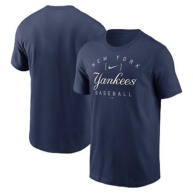 Men's Nike Navy New York Yankees Home Team Athletic Arch T-Shirt