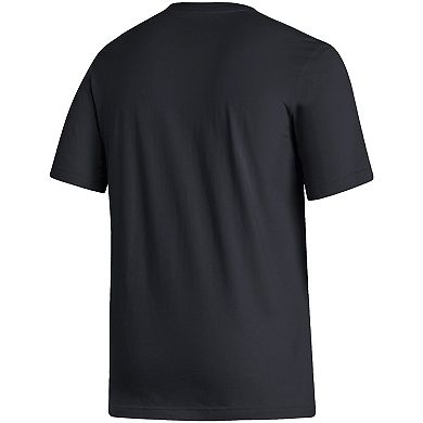 Men's adidas Black Real Madrid Culture Bar T-Shirt