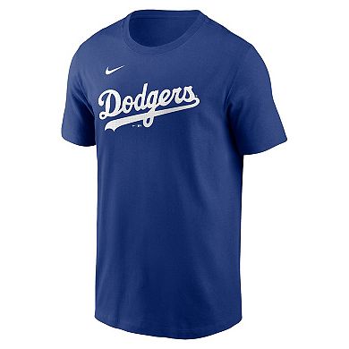 Men's Nike Mookie Betts Royal Los Angeles Dodgers Fuse Name & Number T-Shirt