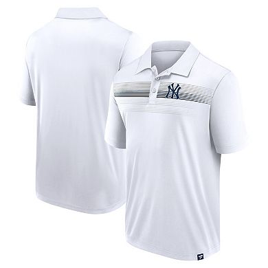 Men's Fanatics Branded White New York Yankees Victory For Us Interlock Polo