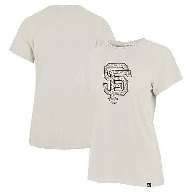 Women's '47 Oatmeal San Francisco Giants Imprint Frankie T-Shirt
