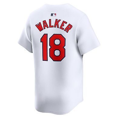 Men's Nike Jordan Walker White St. Louis Cardinals Home Limited Player Jersey