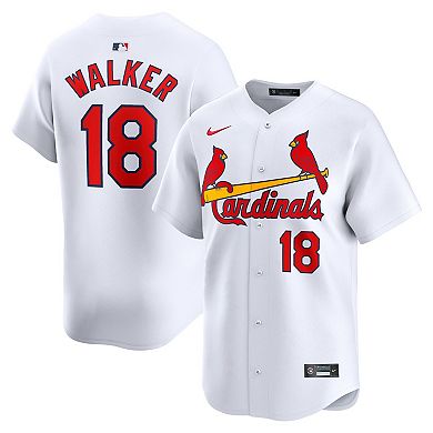 Men's Nike Jordan Walker White St. Louis Cardinals Home Limited Player Jersey