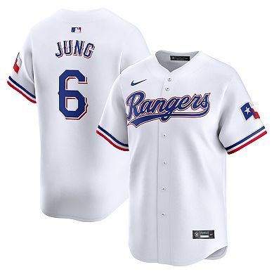 Men's Nike Josh Jung White Texas Rangers Home Limited Player Jersey