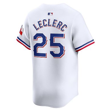 Men's Nike Jose Leclerc White Texas Rangers Home Limited Player Jersey