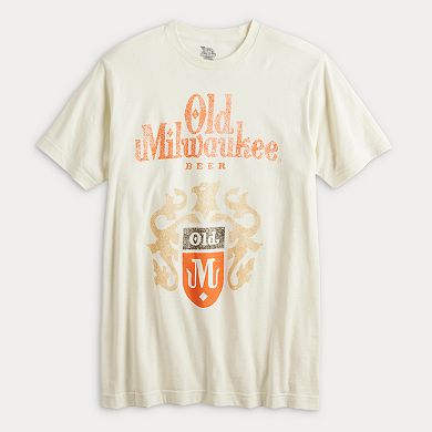 Men's Old Milwaukee Distressed Logo Graphic Tee