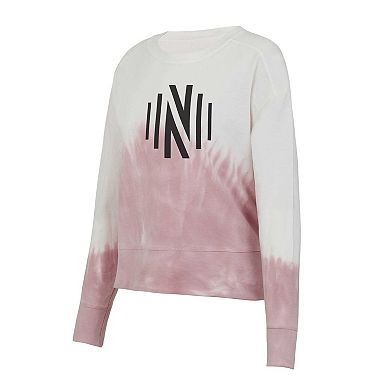 Women's Concepts Sport Pink/White Nashville SC Orchard Tie-Dye Long Sleeve T-Shirt