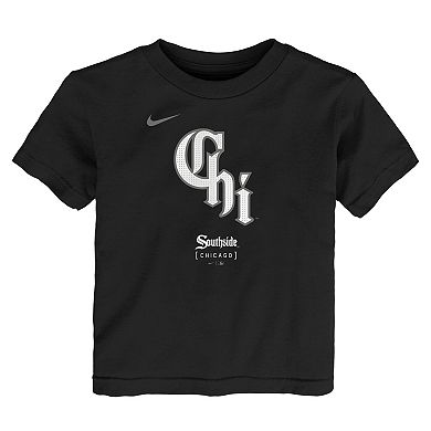 Toddler Nike Black Chicago White Sox City Connect Large Logo T-Shirt