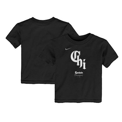 Toddler Nike Black Chicago White Sox City Connect Large Logo T-Shirt