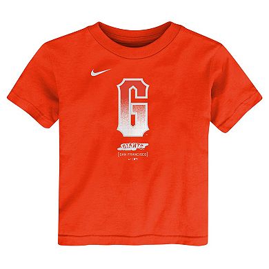 Toddler Nike Orange San Francisco Giants City Connect Large Logo T-Shirt