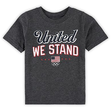 Toddler Heather Charcoal Team USA Victory T-Shirt