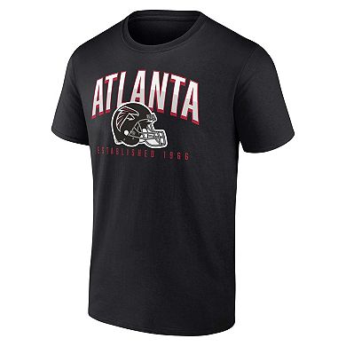 Men's Fanatics Branded  Black Atlanta Falcons  T-Shirt