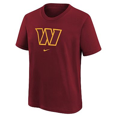 Preschool Nike Burgundy Washington Commanders Team Wordmark T-Shirt