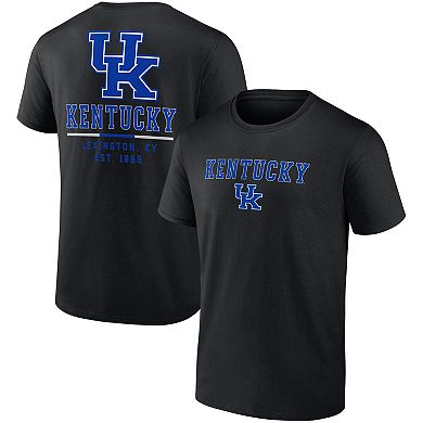 Men's Fanatics Branded Black Kentucky Wildcats Game Day 2-Hit T-Shirt