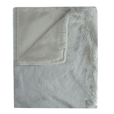 Gray Contemporary Rectangular Throw Blanket 50" x 60"