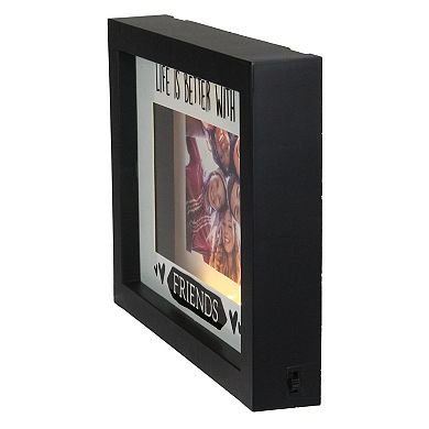 LED Lighted Life Is Better With Friends Matted Picture Frame - 4" x 6"