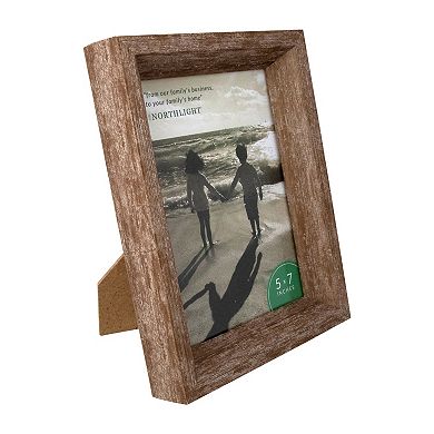 8.25" Classical Rectangular Photo 5" x 7" Picture Frame - Brown