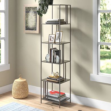 Finley & Sloane Cortland 18-in. Wide Rectangular Bookcase