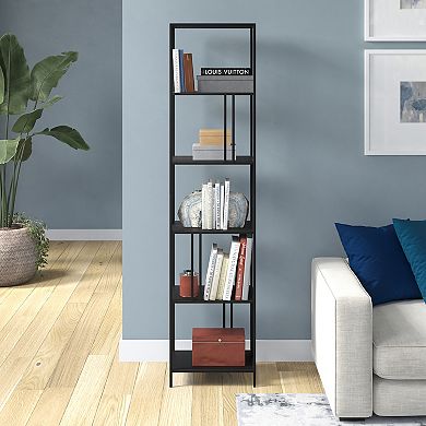 Finley & Sloane Cortland 18-in. Wide Rectangular Bookcase