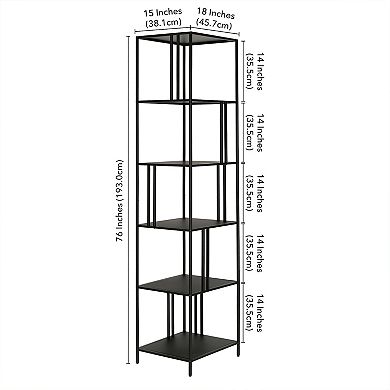 Finley & Sloane Cortland 18-in. Wide Rectangular Bookcase