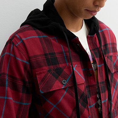 Men's Trinity Coast Hooded Flannel Shirt