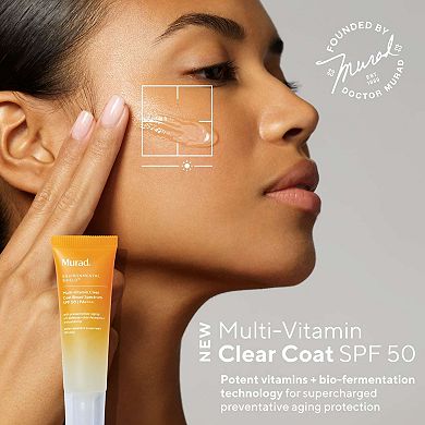 Multi-Vitamin Clear Coat SPF 50 Sunscreen