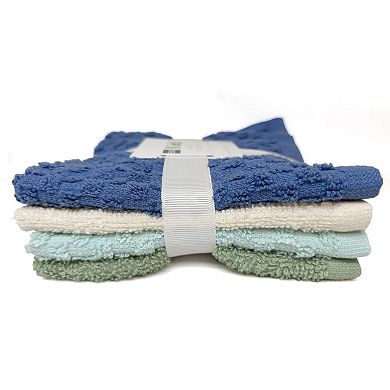 The Big One® Multi Color 4-pc. Wash Cloth Set