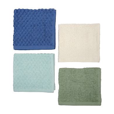 The Big One® Multi Color 4-pc. Wash Cloth Set