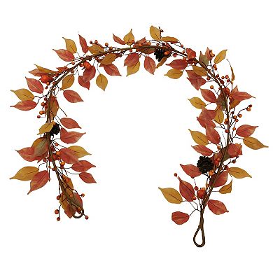 Celebrate Together??? Fall Pumpkin & Berries Artificial Garland