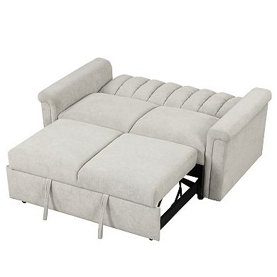 Merax Convertible Soft Cushion Sofa Pull Bed