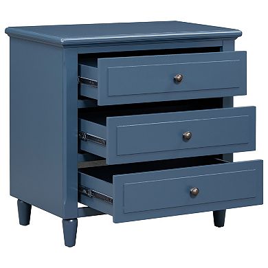 Merax 3-drawer Wood Nightstand