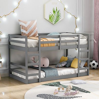 Modern Bunk Bed with Ladder