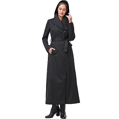 Plus Size Bgsd Jessica Waterproof Hooded Long Trench Coat