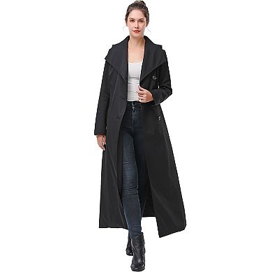 Plus Size Bgsd Jessica Waterproof Hooded Long Trench Coat