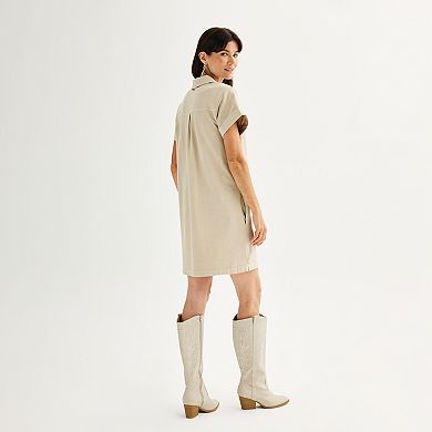 Women's Sonoma Goods For Life® Short Sleeve Popover Dress