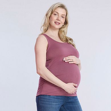 Maternity Motherhood® Side Ruched Tank