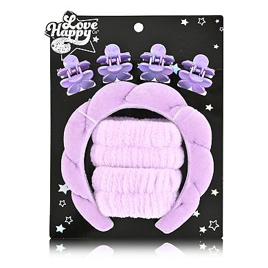 Girls JennZ Love Happy 7-Piece Hair Accessories Set