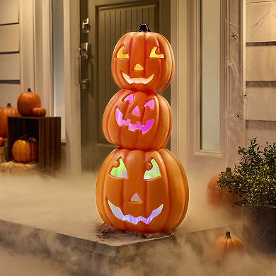 Celebrate Together™ Halloween LED Pumpkin Stack Floor Decor
