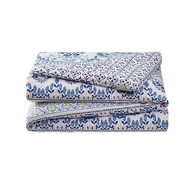 VCNY Home Malik Reversible Blue Medallion Comforter Set