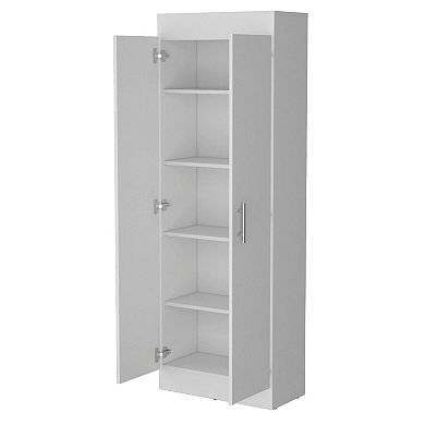 Dawson Pantry Cabinet With Sleek 5-shelf Storage
