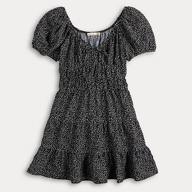 Juniors' Liberty Love Puff Sleeve Cadence Dress