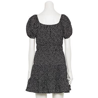 Juniors' Liberty Love Puff Sleeve Cadence Dress