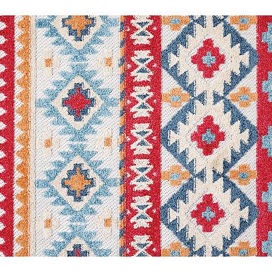 Town and Country Everyday Dahlia Southwestern Stripe Indoor Outdoor Area Rug