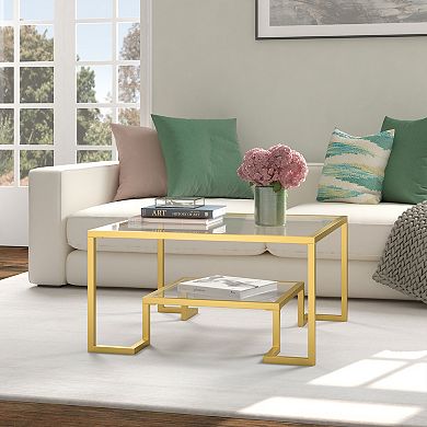 Finley & Sloane Athena Square Coffee Table