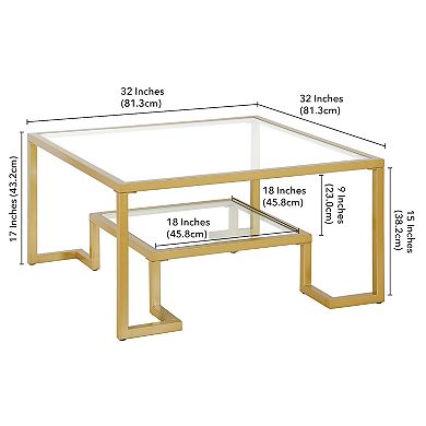 Finley & Sloane Athena Square Coffee Table