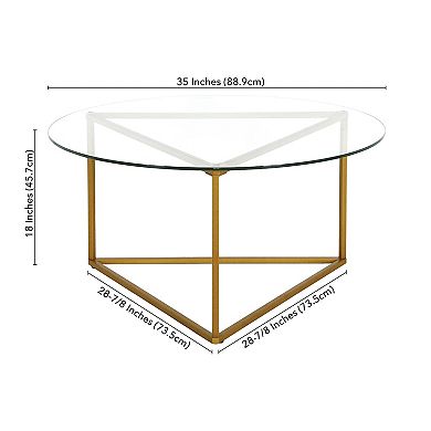 Finley & Sloane Jenson Round Coffee Table