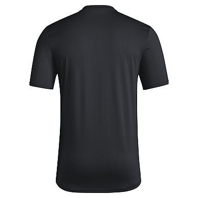 Men's adidas Black New York Red Bulls 2024 Jersey Hook AEROREADY T-Shirt