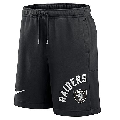 Men's Nike Black Las Vegas Raiders Arched Kicker Shorts