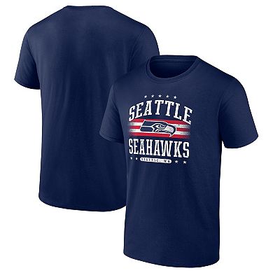Men's Fanatics Branded  Navy Seattle Seahawks Americana T-Shirt
